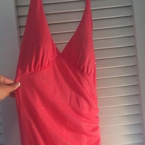 Pink long formal dress